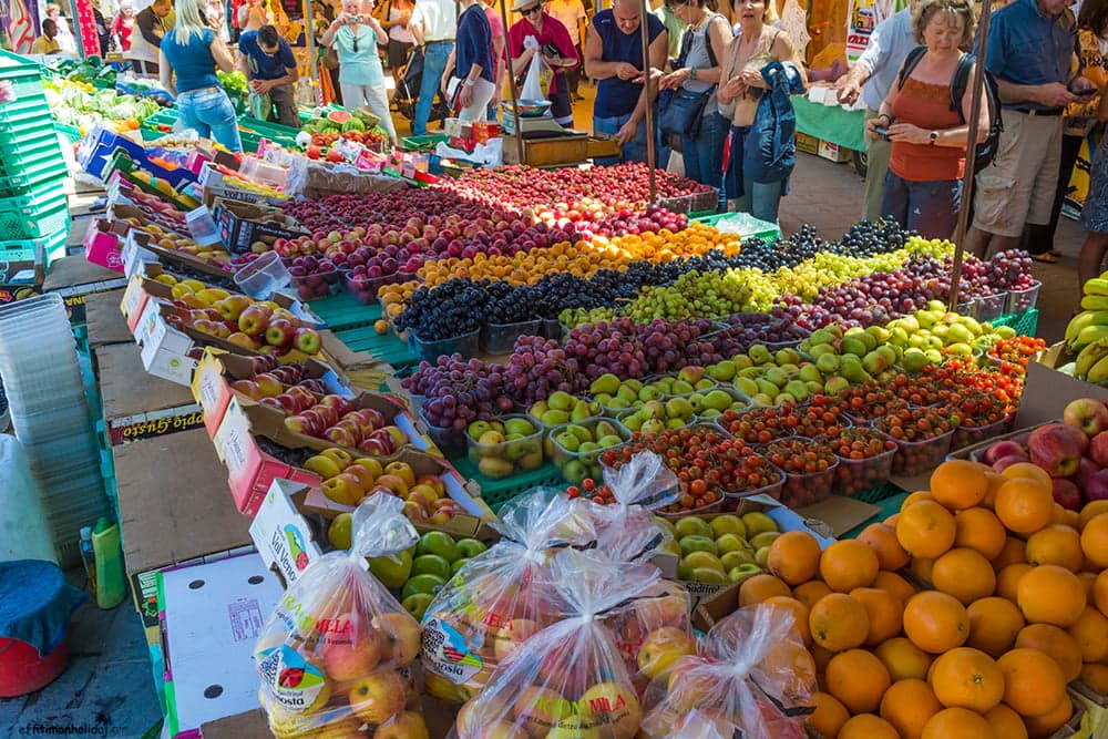 Mercado callejero del puerto de Marsaxlokk